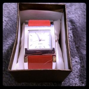 Red Cuff Watch Brand New!